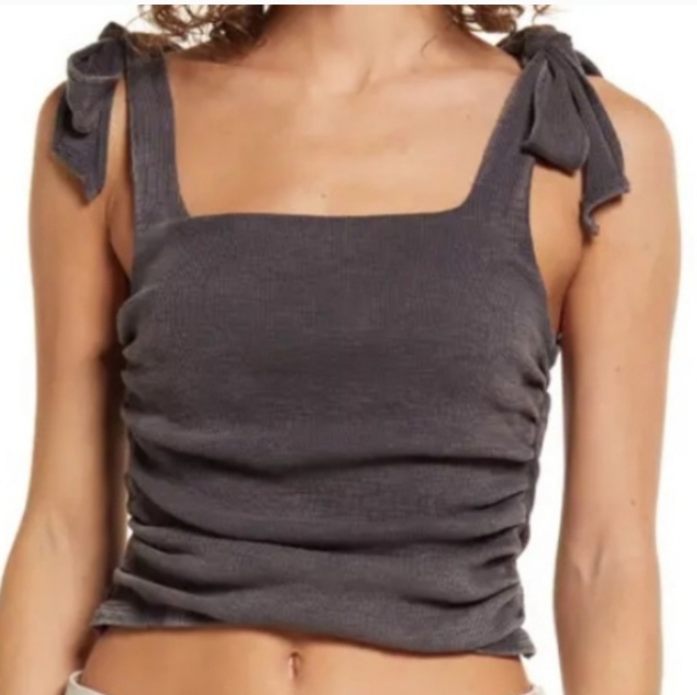FREE PEOPLE Boulevard Crop Top,size S